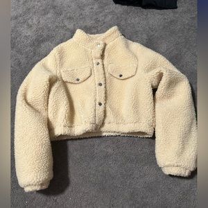 Cream Teddy Jacket
